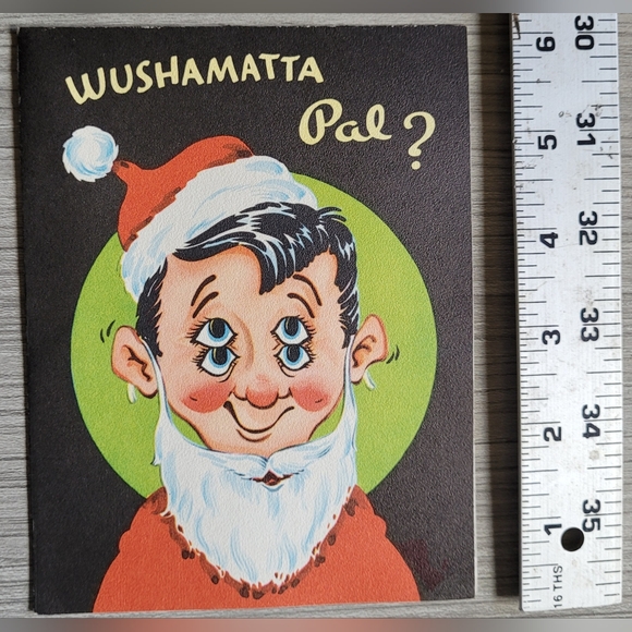 🎅🏼 RARE 1940s Vintage Funny Naughty Christmas Card - Bundle to Save $ 🎅🏼 - Picture 4 of 6